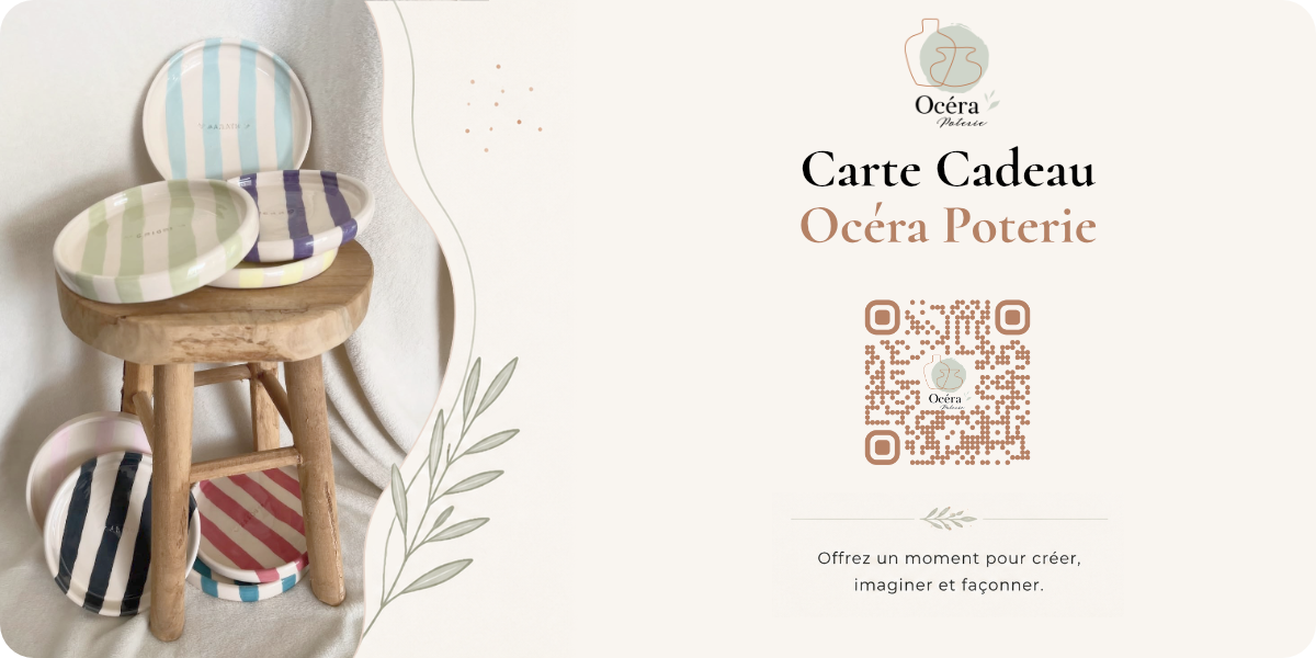 Carte Cadeau Océra Poterie - Atelier