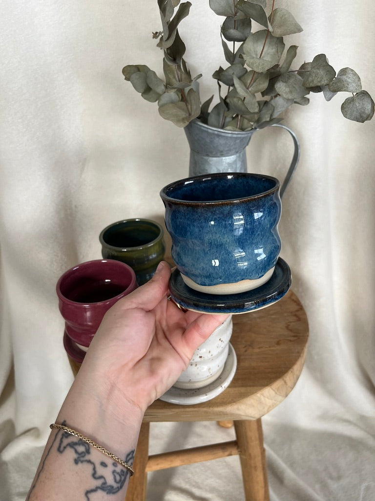 Tasse bubble & sa coupelle