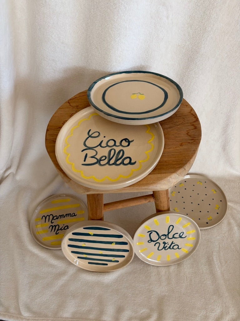 Assiettes Mamma Mia - lot de 6
