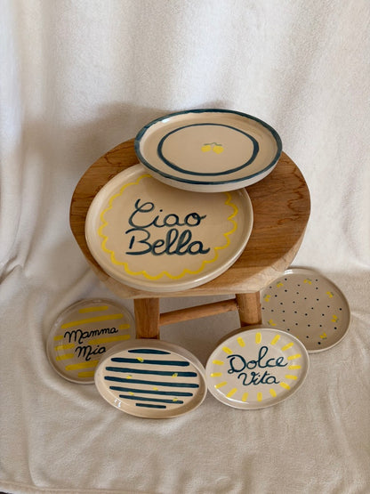 Assiettes Mamma Mia - lot de 6