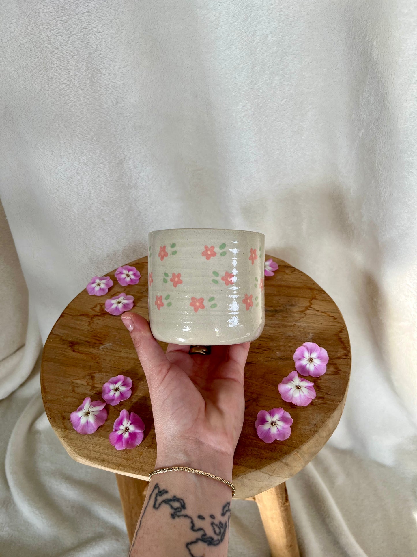 Cache-pot floral