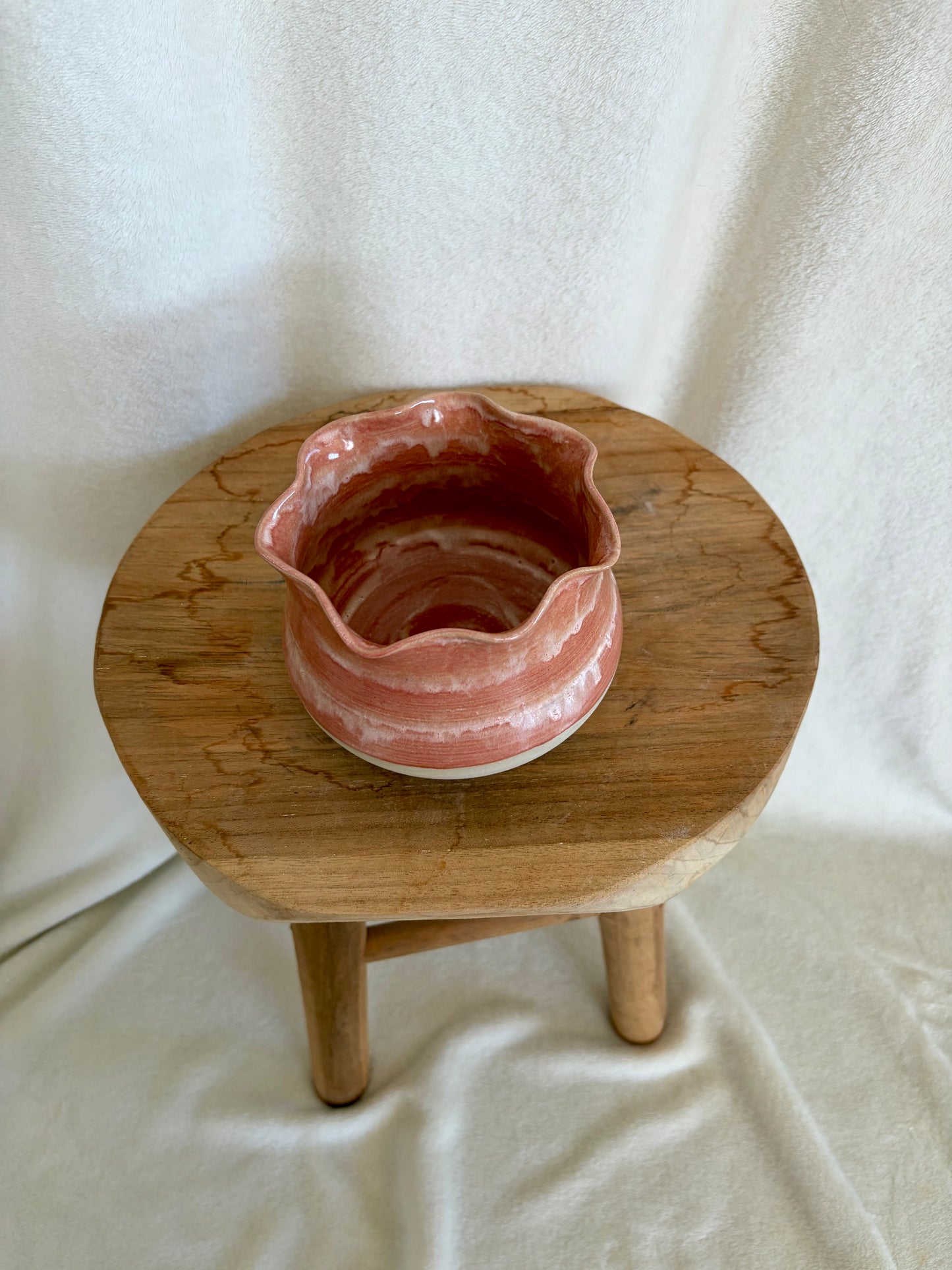 Cache-pot fleur