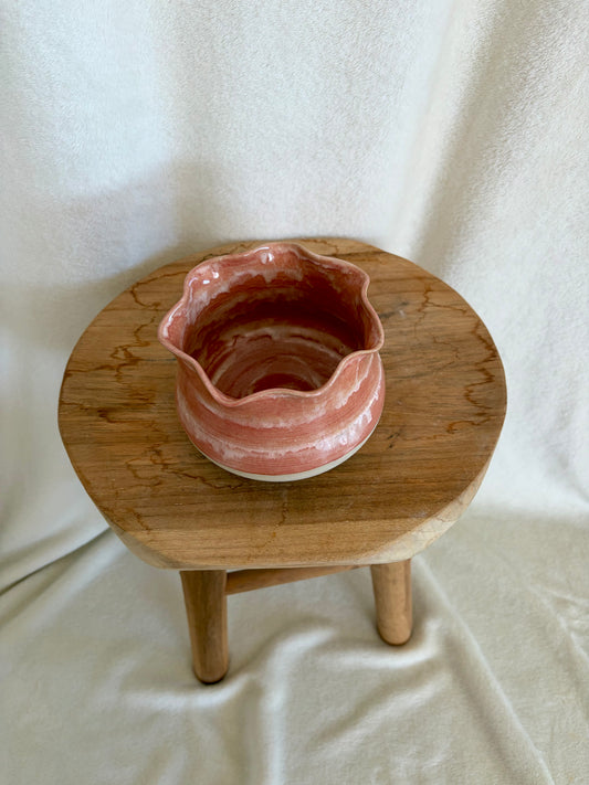 Cache-pot fleur