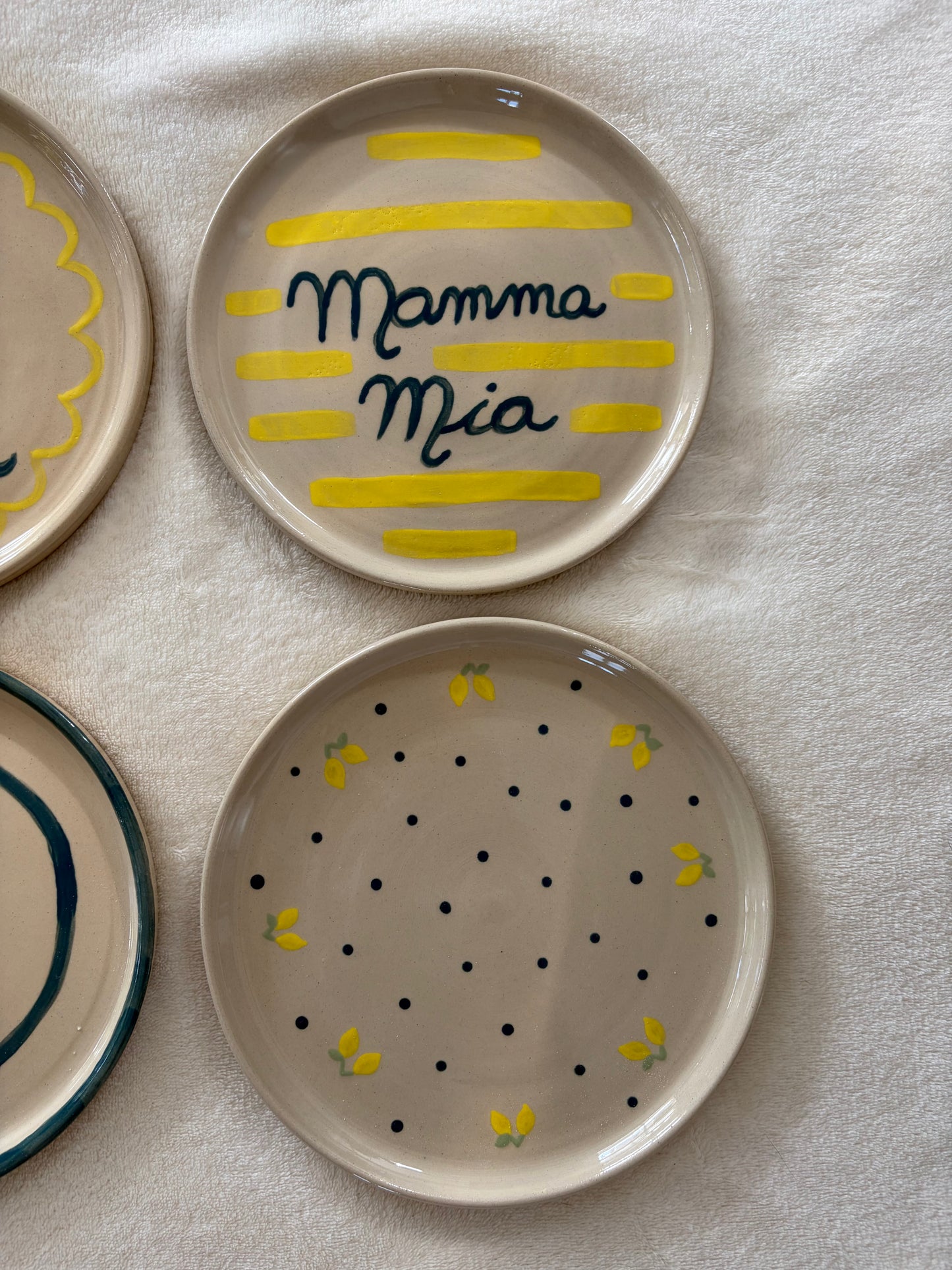 Assiettes Mamma Mia - lot de 6