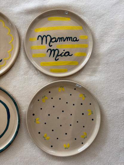 Assiettes Mamma Mia - lot de 6