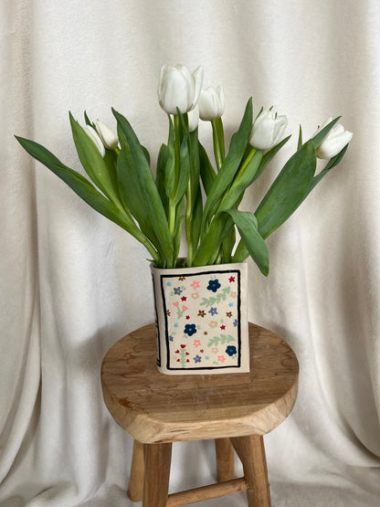 Vase livre fleuri
