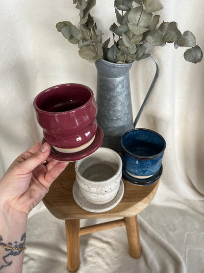 Tasse bubble & sa coupelle