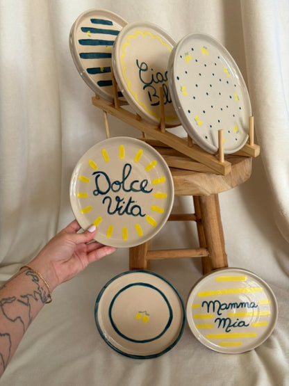 Assiettes Mamma Mia - lot de 6