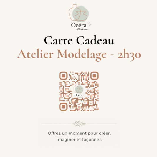 Carte Cadeau Océra Poterie - Atelier