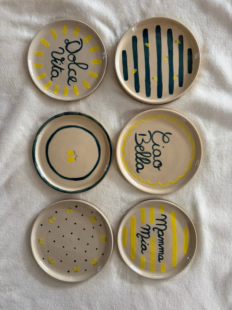 Assiettes Mamma Mia - lot de 6