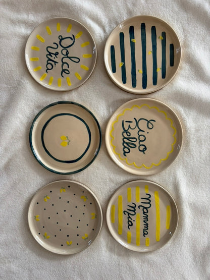 Assiettes Mamma Mia - lot de 6