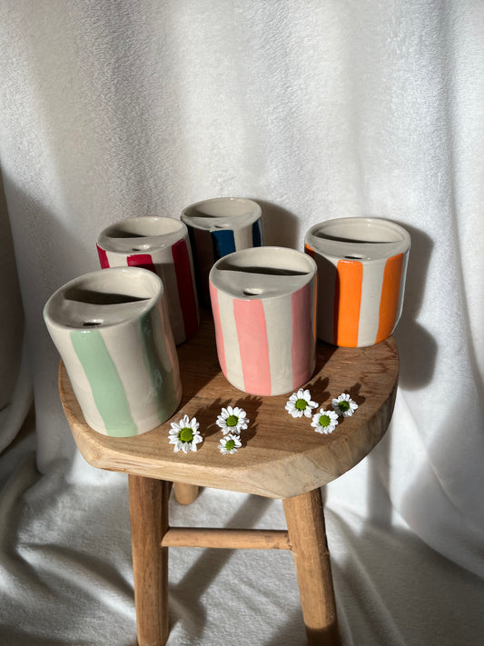 Mugs de voyage - lignes colorées